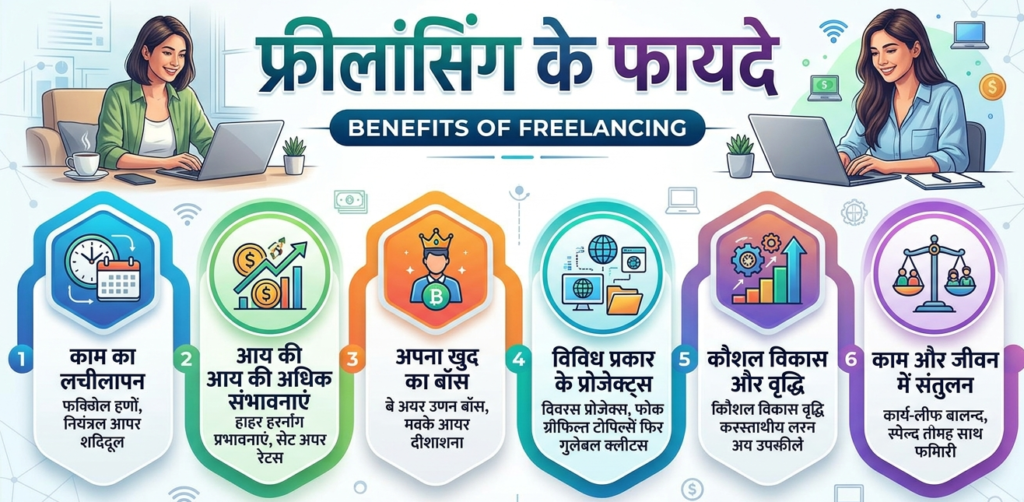 benefits of freelancing in hindi