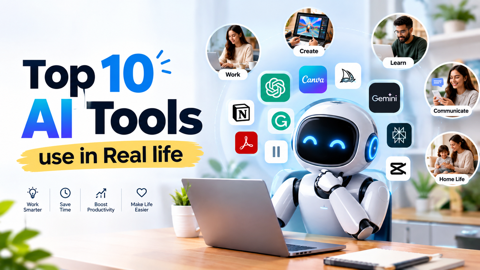 Top 10 AI Tools
Best AI Tools
AI Tools for Students
AI Tools for Work
AI Tools for Business
Best AI Tools for Productivity
