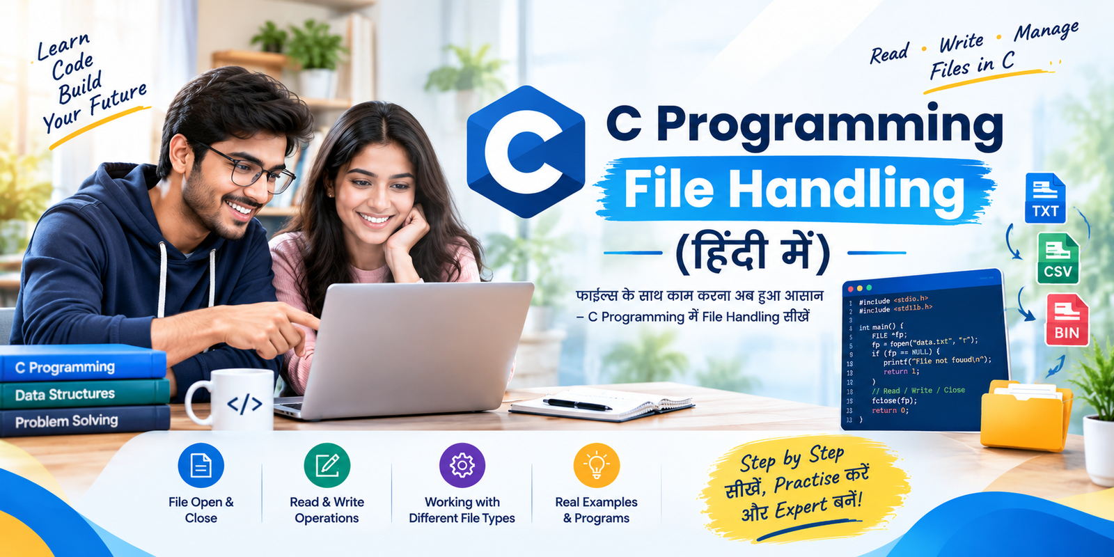 C Programming File Handling
File Handling in C
C File Handling
File Handling in C Programming
C Programming File Handling Examples
C File Handling Programs
File Handling in C with Examples